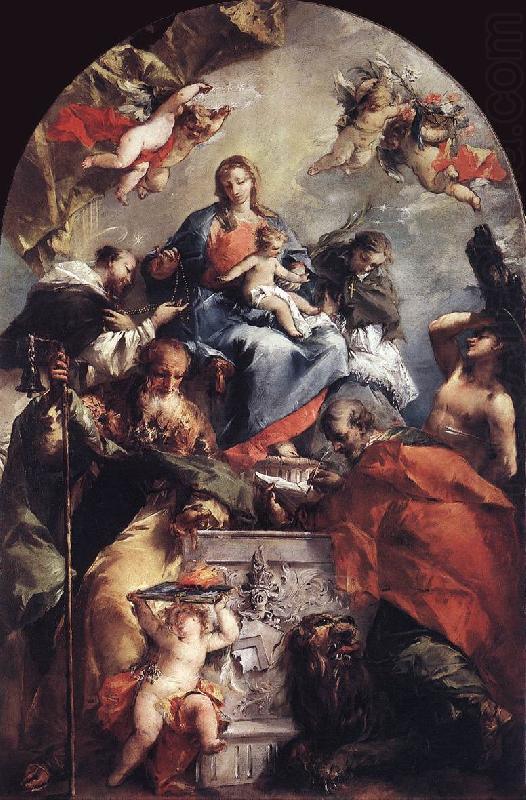 Madonna and Child with Saints kh, GUARDI, Gianantonio